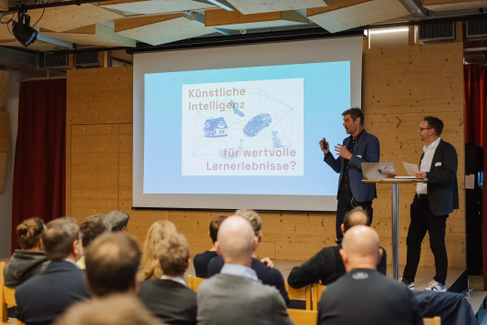 KI beschäftigt uns schon länger, hier am LerNetz Live 2023 Foto: Jana Laux, LerNetz