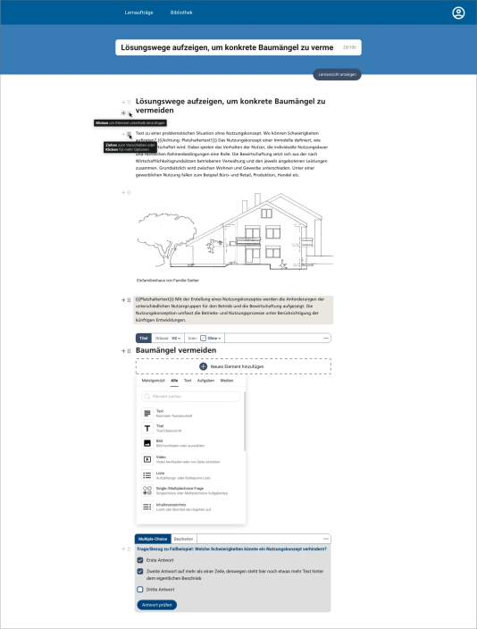 Lerninhalte weiterentwickeln. Mit dem neuen Autorentool von LerNetz können alle inhaltlich mitarbeiten. Nach dem Motto «What You See Is What You Get» können über den Editor unterschiedlichste Inhaltselemente einfach eingefügt, platziert und verschoben werden
