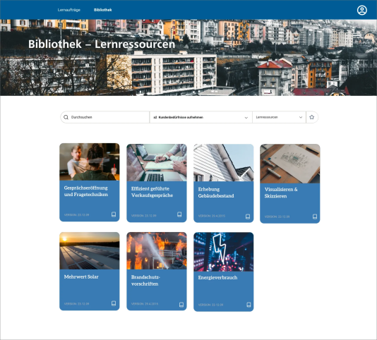 Mit dem neuen Tool von LerNetz lassen sich eigene Bibliotheken mit Lernressourcen zu bestimmten Themen erstellen und laufend erweitern. Dank individuell bestimmbarer Metadaten können Nutzende zum Beispiel nach Lehrgang, nach Handlungskompetenz, nach Typ Medium oder anderen Kriterien suchen. Zudem können freie Tags die Suchfunktion optimieren.