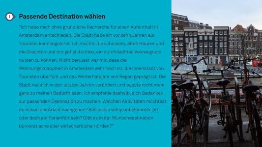 Hübsche Reihenhäuser, romantische Grachten, tolle Velowege oder wenig Wohnraum, unzählige Fahrräder, Touristenmassen und grauer Himmel. Hält die Wunschdestination, was sie verspricht? Foto: Simona Oswald