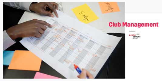 Der Lehrgang «Club Management» © Swiss Olympic