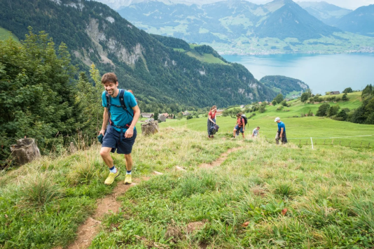 Wandern auf der Rigi (Foto: Silvan Mahler)